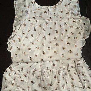 Ann Taylor Loft Shirt and Skirt Set